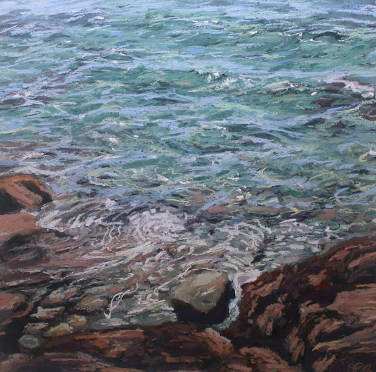 Tide going out at Brahalish, Sheepshead - Print