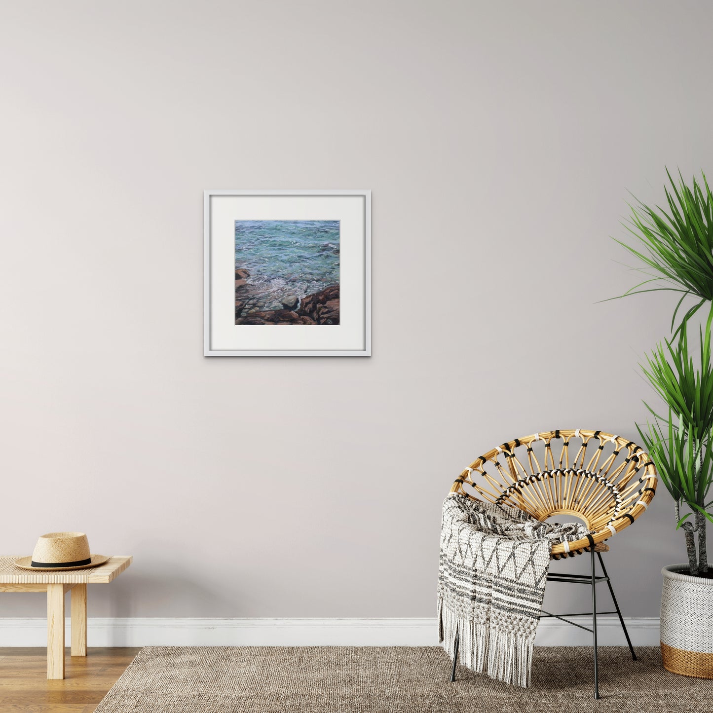 Tide going out at Brahalish, Sheepshead - Print