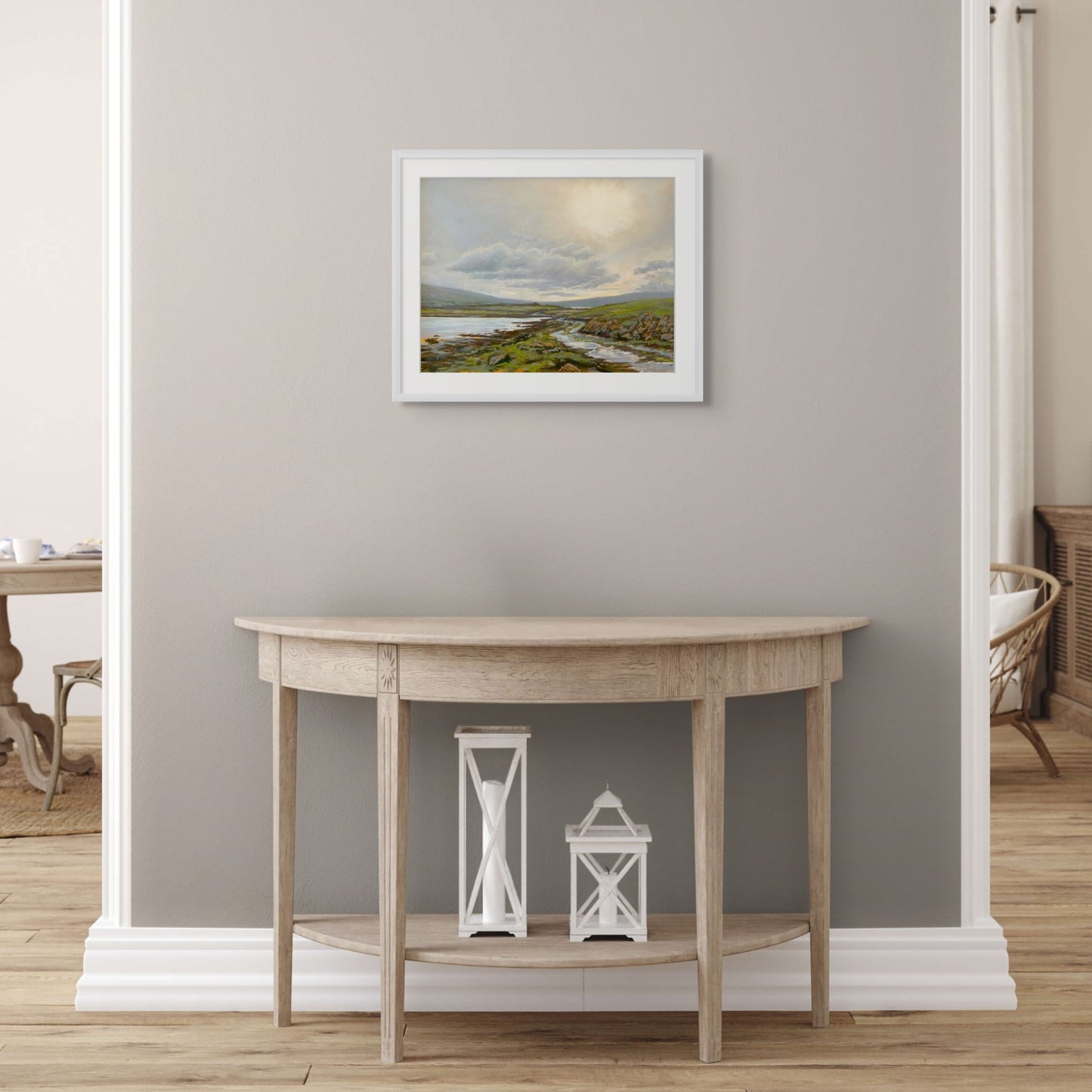 Low Winter Sun on the Flaggy Shore - PRINT