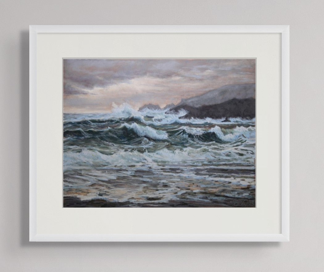 Winter Sea Squalls ii, Owenahincha, West Cork PRINT
