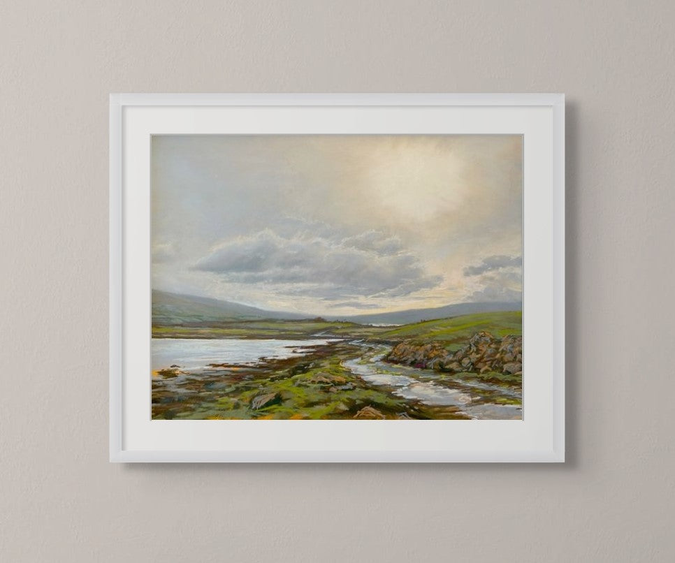Low Winter light on the Flaggy Shore, North Clare.